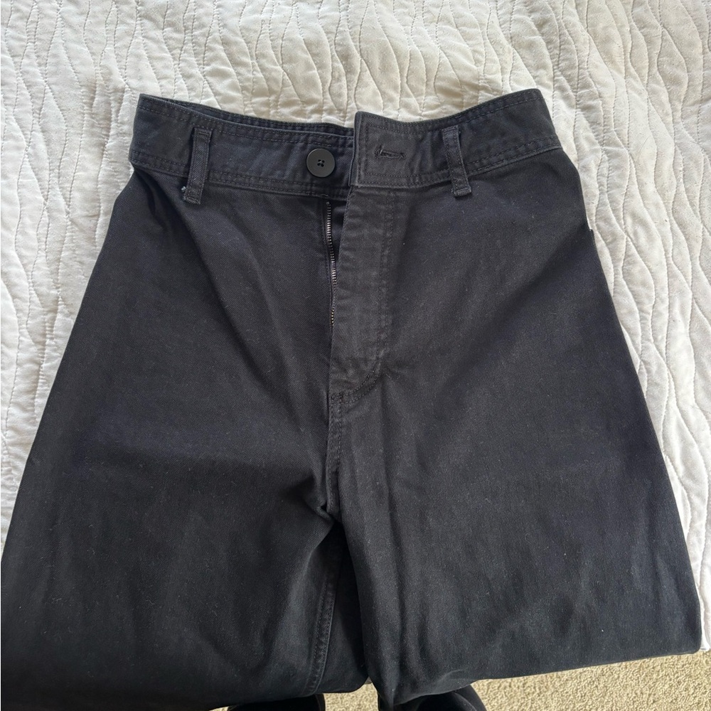 Zara Black Ankle Cropped Pants